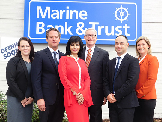 Staff photo of Marine Bank & Trust employees - Melbourne Branch